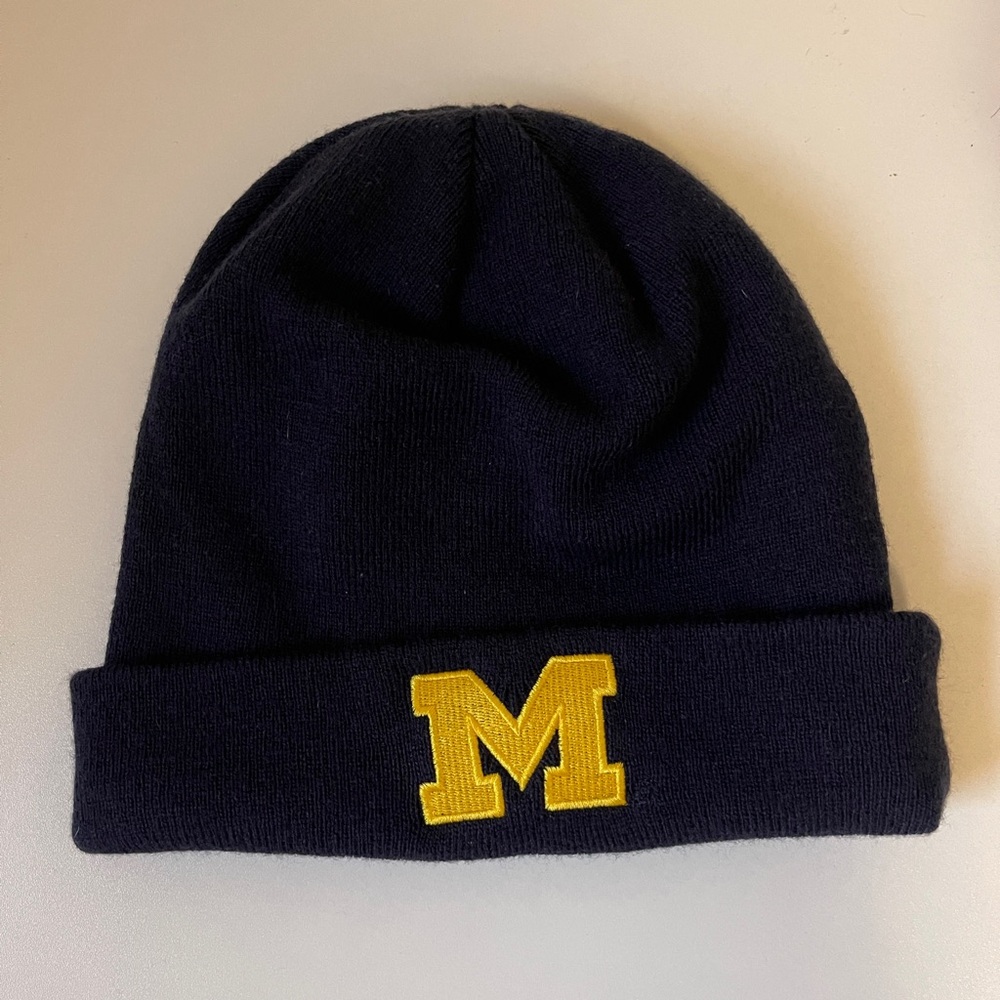 University of Michigan Blue Beanie